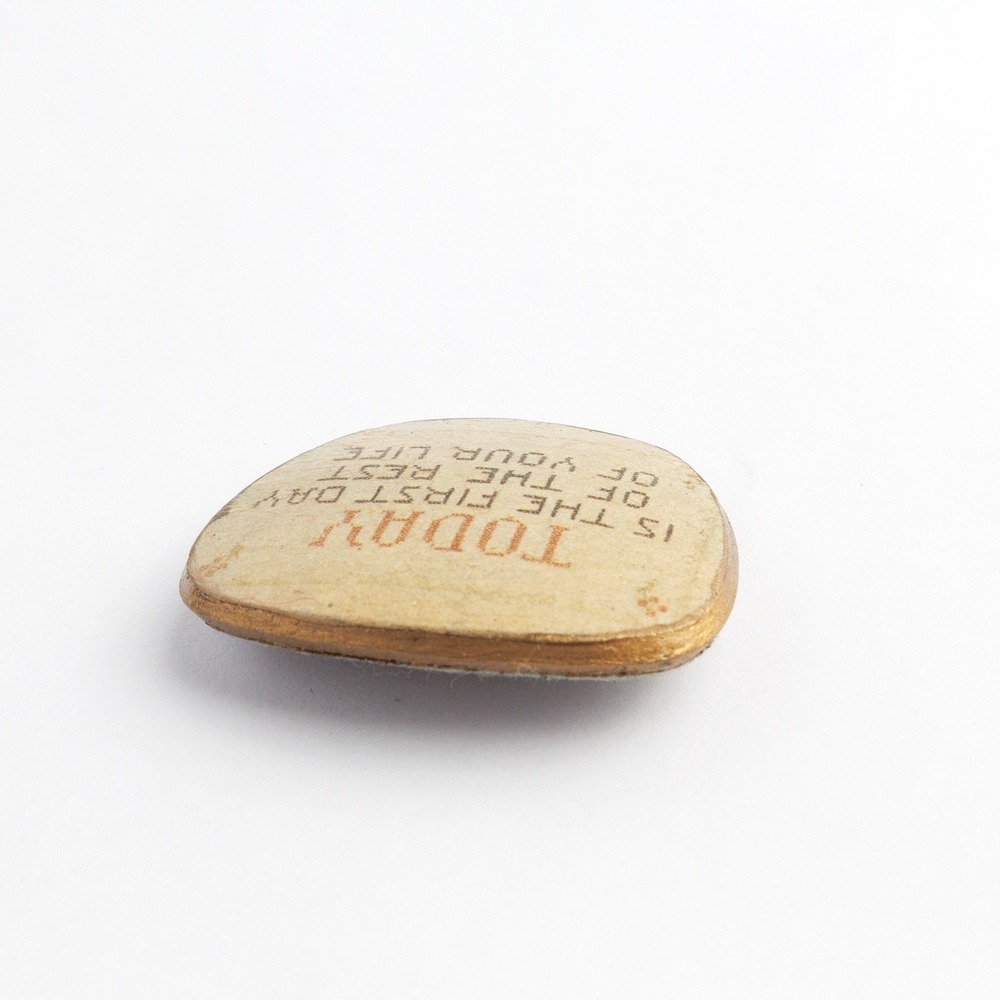 Vintage Today Is The First Day Of The Rest Of Your Life Brooch Inspirational - Picture 3 of 5
